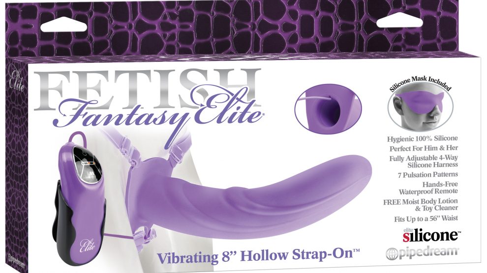 Fetish Fantasy Elite Vibrating Hollow Strap-on